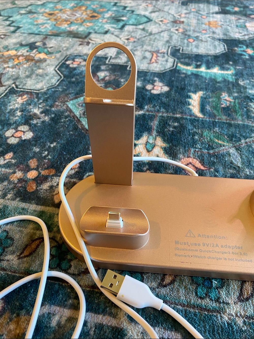 7-in-1 Wireless Charging Stand - rose gold - Picture 3 of 8